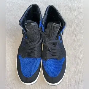 2017 Nike Air Jordan 1 Retro Flyknit 1985 Royal Men’s Size 13 2017 Nike Air Jordan 1 Retro High Flyknit Royal Blue Black  main image 3